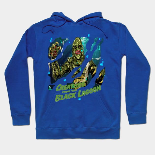 Creature from the Black Lagoon Hoodie by Trapjaw1974